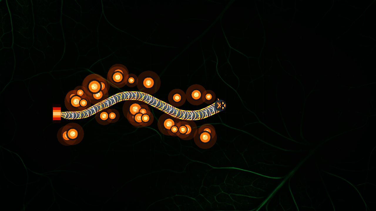 Magma Viper using boost among luminous mass pickups in BWORM
